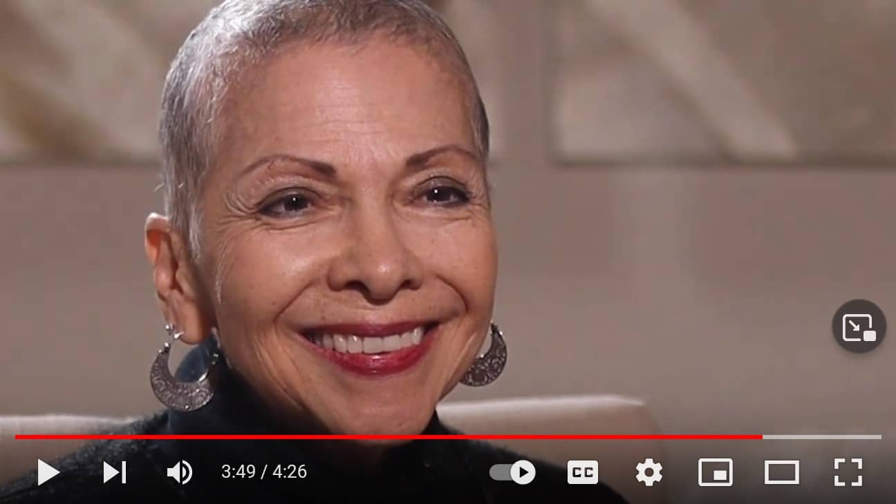 Video image of interviews of two LIfeSpark participants